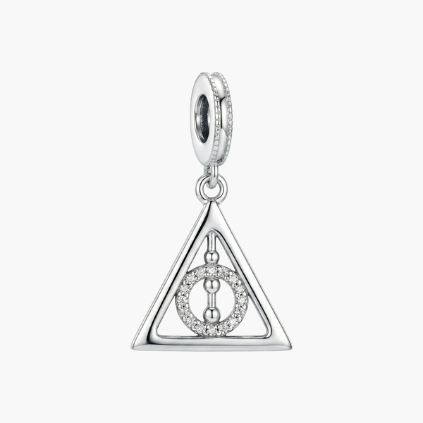 Silver Harry Potter Deathly Hallows Charm in 925 Sterling Silver by Sylvory
