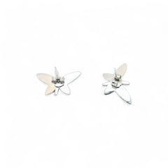 Sylvory 925 Sterling Silver Colourful Butterfly Studs