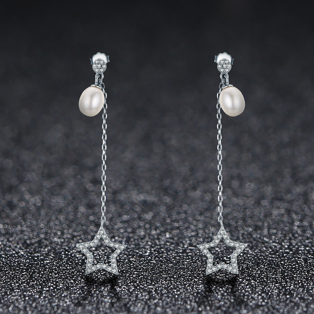 Sylvory 925 Sterling Silver Lustrous Drop Earring