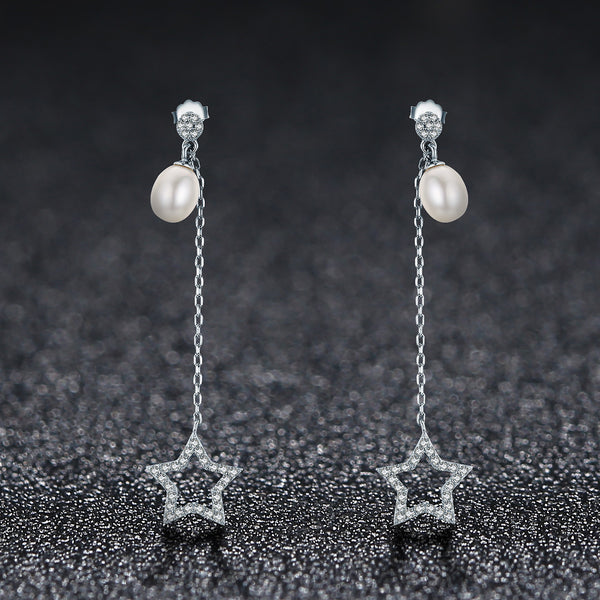 Sylvory 925 Sterling Silver Lustrous Drop Earring