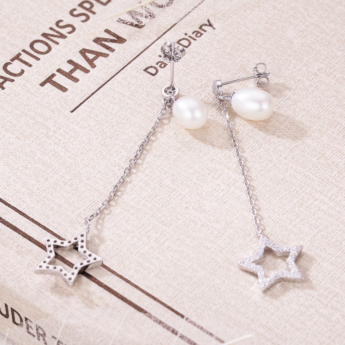 Sylvory 925 Sterling Silver Lustrous Drop Earring