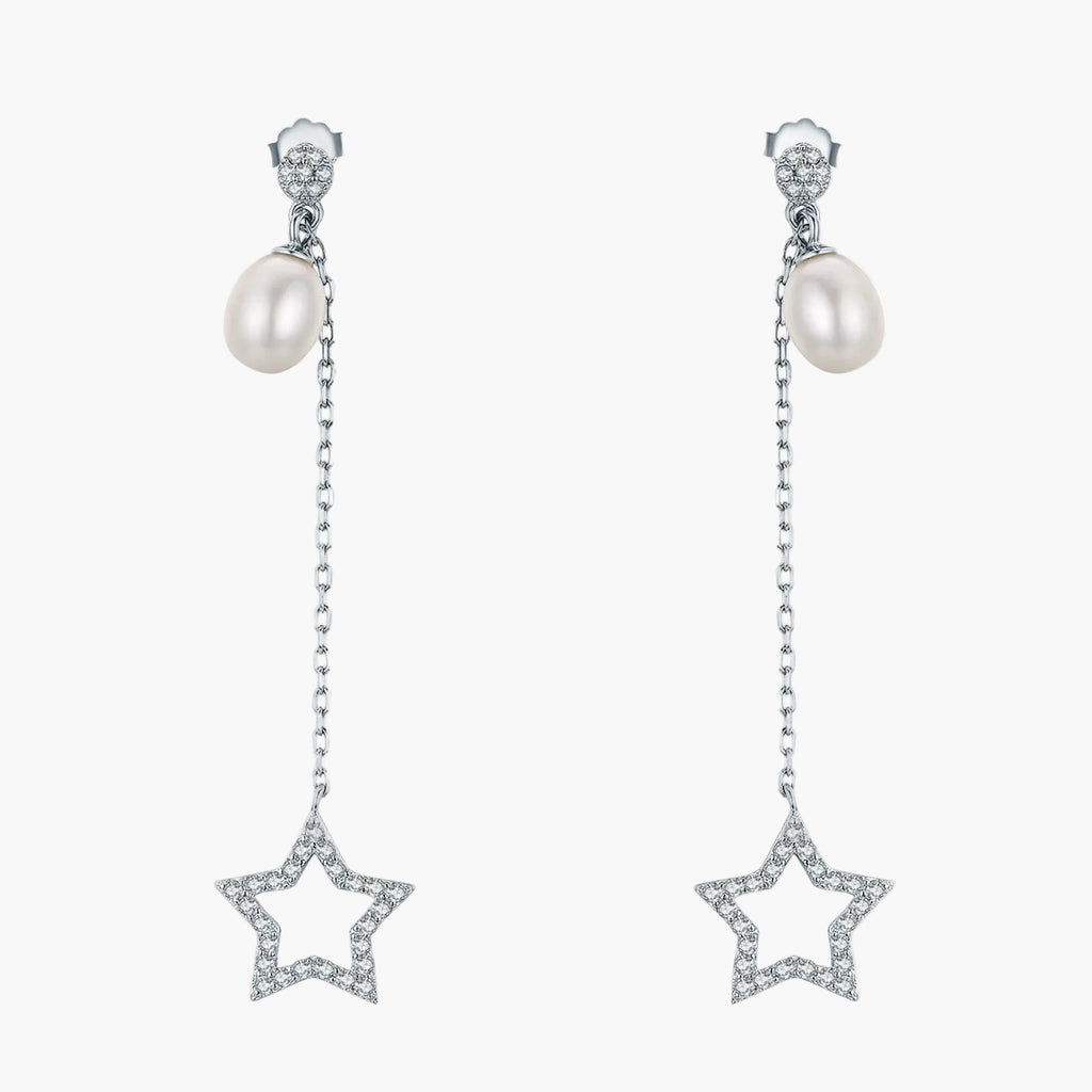 Sylvory 925 Sterling Silver Lustrous Drop Earring