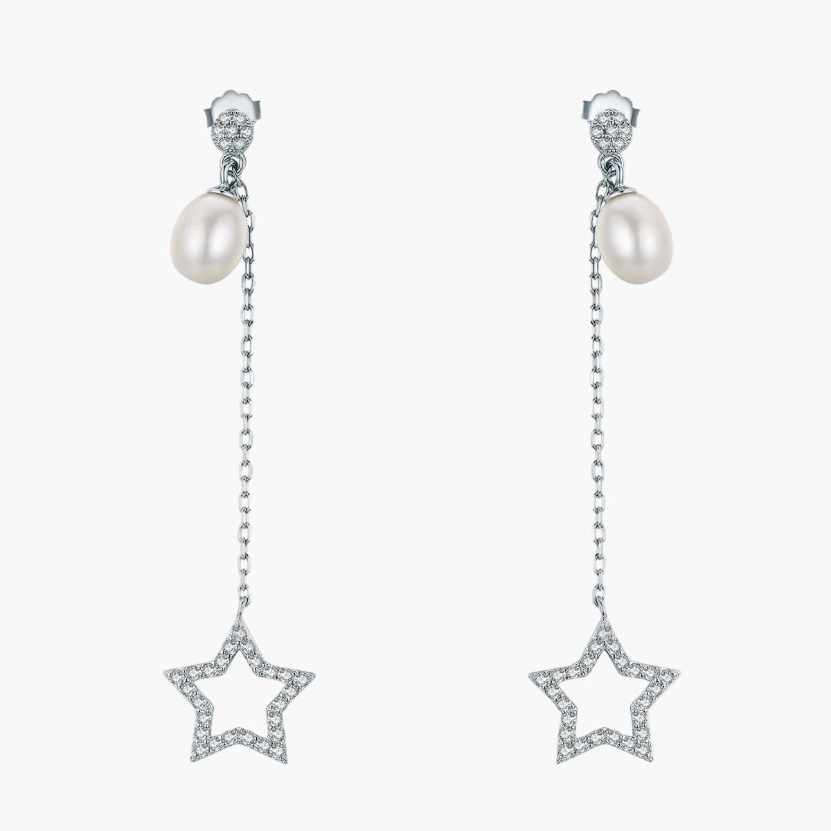 Sylvory 925 Sterling Silver Lustrous Drop Earring