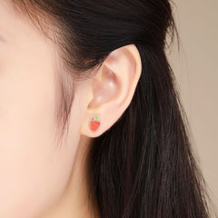 Sylvory 925 Sterling Silver Hop & Nibble Studs