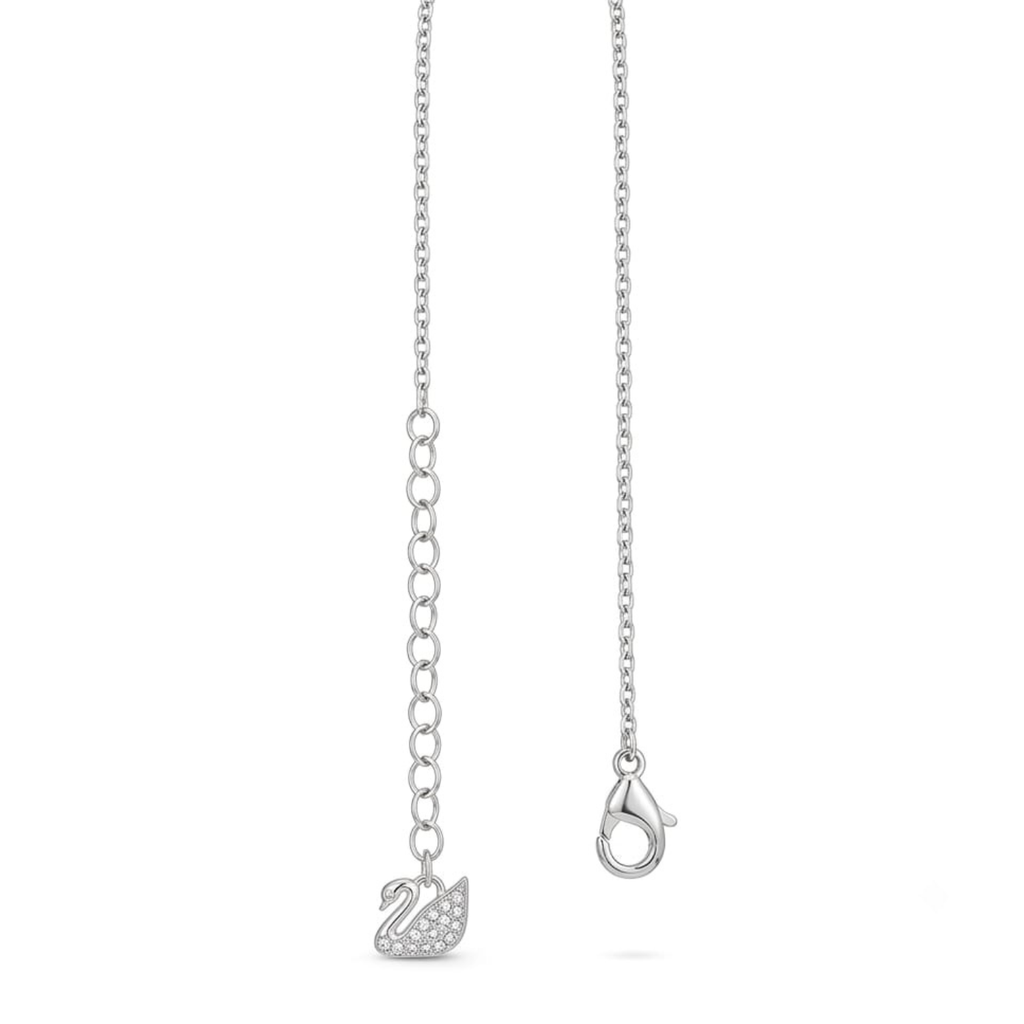 Silver Ring Sparkle Necklace