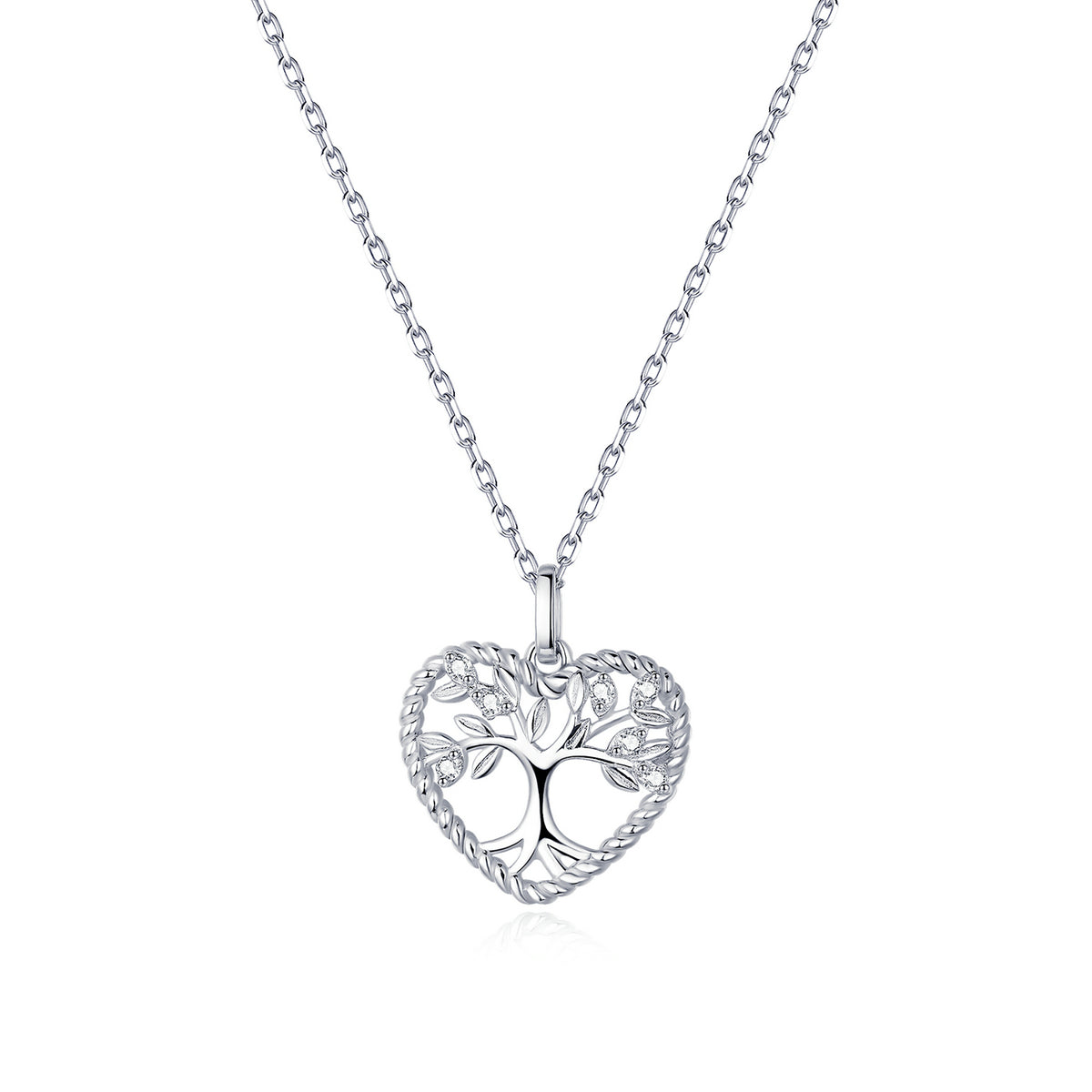 Sylvory 925 Sterling Tree of Life Embrace Necklace