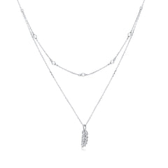 Sylvory 925 Sterling Silver Nature's Bounty Layered Necklace