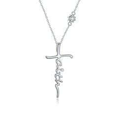 Sylvory 925 Sterling Silver Divine Faith Necklace