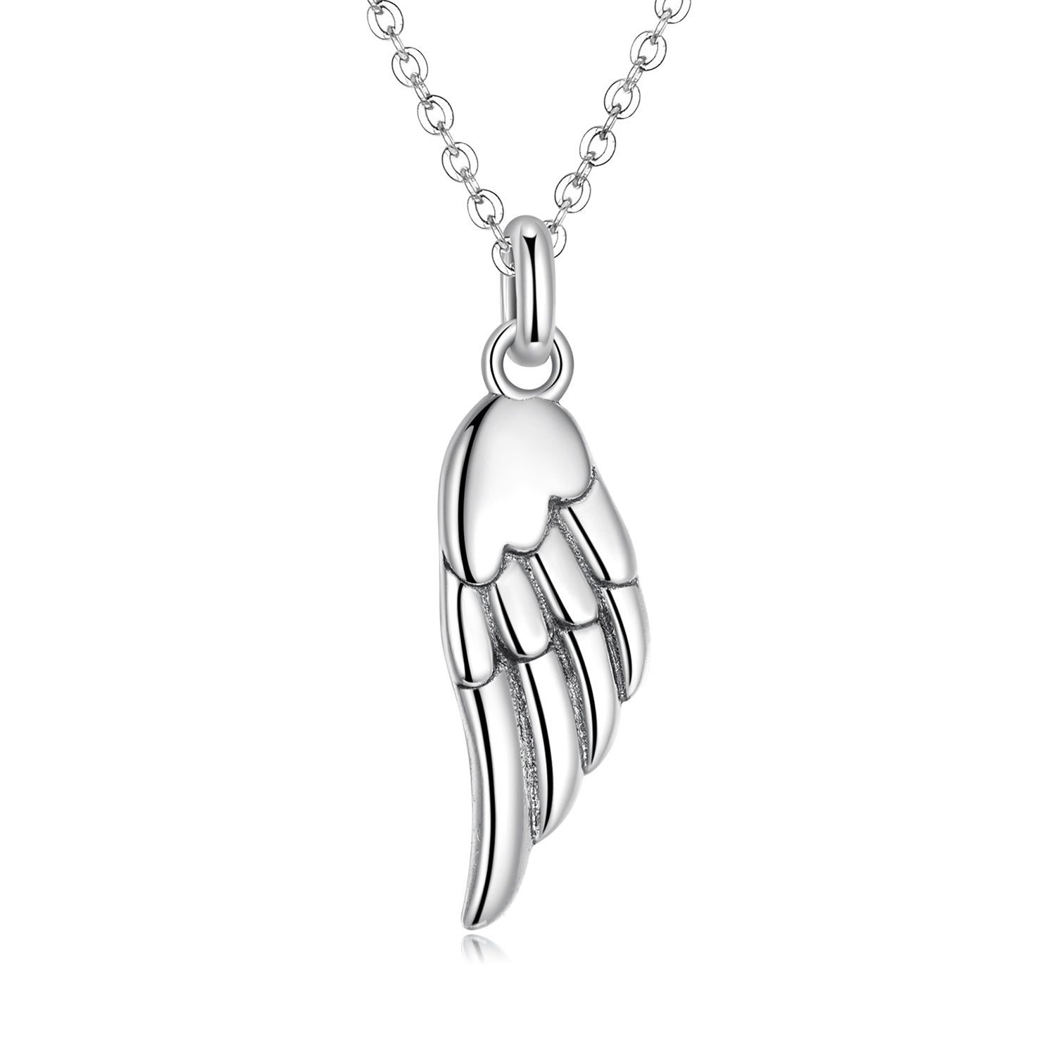 Sylvory 925 Sterling Silver Wing of Grace Necklace