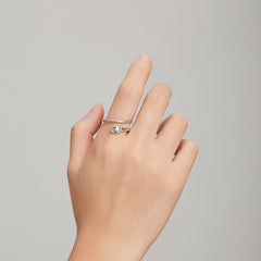 Sylvory 925 Sterling Silver Slithering Elegance Ring