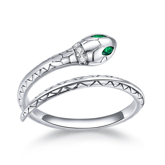 Sylvory 925 Sterling Silver Slithering Elegance Ring