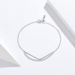 Sylvory 925 Sterling Silver Vortex Link Bracelet