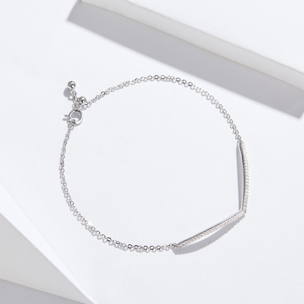 Sylvory 925 Sterling Silver Vortex Link Bracelet