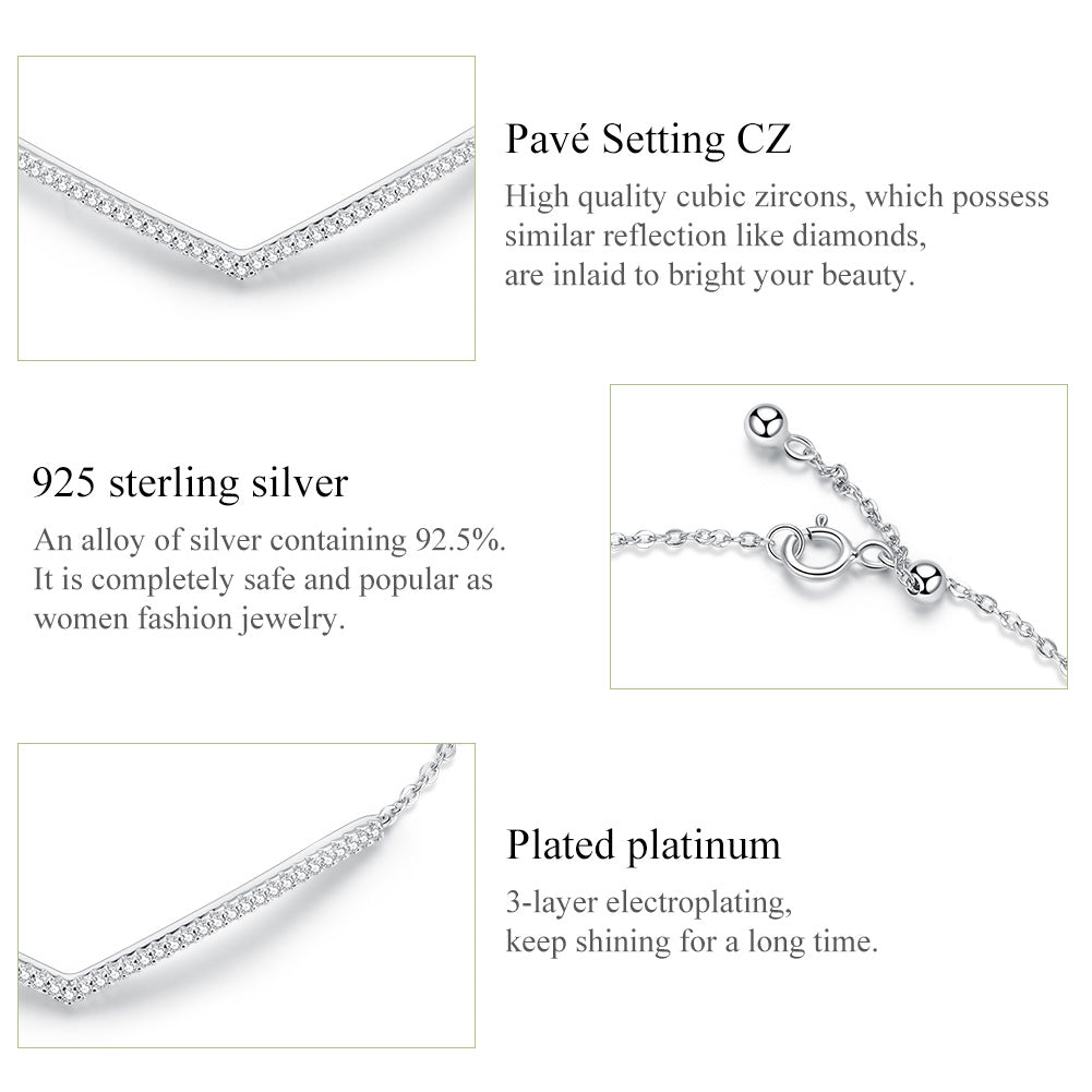 Sylvory 925 Sterling Silver Vortex Link Bracelet