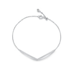 Sylvory 925 Sterling Silver Vortex Link Bracelet