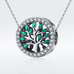 Sylvory 925 Sterling Silver Eternal Tree of Life Charm