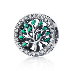 Sylvory 925 Sterling Silver Eternal Tree of Life Charm