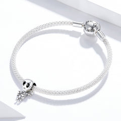 Sylvory 925 Sterling Silver Skeleswing Charm