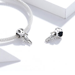 Sylvory 925 Sterling Silver Skeleswing Charm