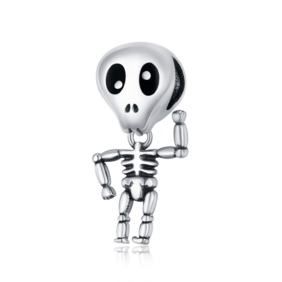 Sylvory 925 Sterling Silver Skeleswing Charm