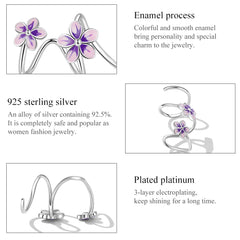 Sylvory 925 Sterling Silver Floral Whispers Hook