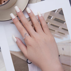 Sylvory 925 Sterling Silver Wonder Wave Ring