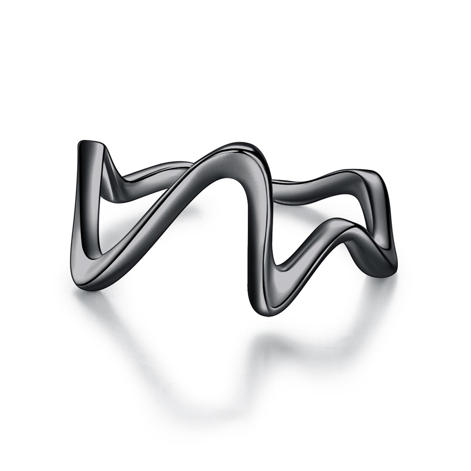 Sylvory 925 Sterling Silver Wonder Wave Ring