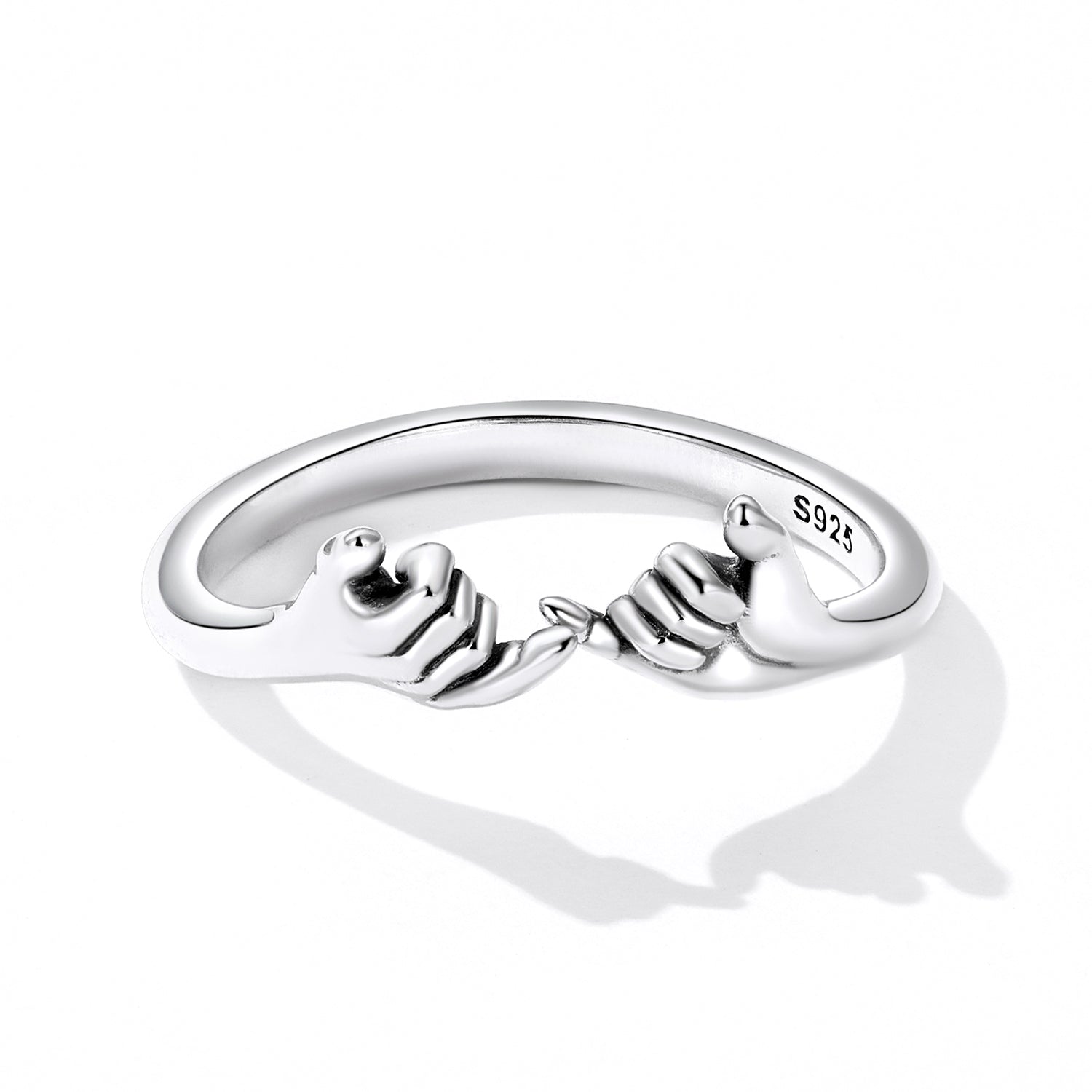 Sylvory 925 Sterling Silver Unbreakable Vow Ring