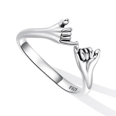 Sylvory 925 Sterling Silver Unbreakable Vow Ring