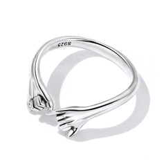 Sylvory 925 Sterling Silver Unbreakable Vow Ring