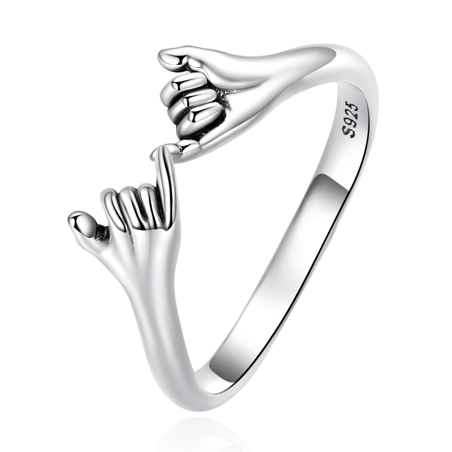 Sylvory 925 Sterling Silver Unbreakable Vow Ring